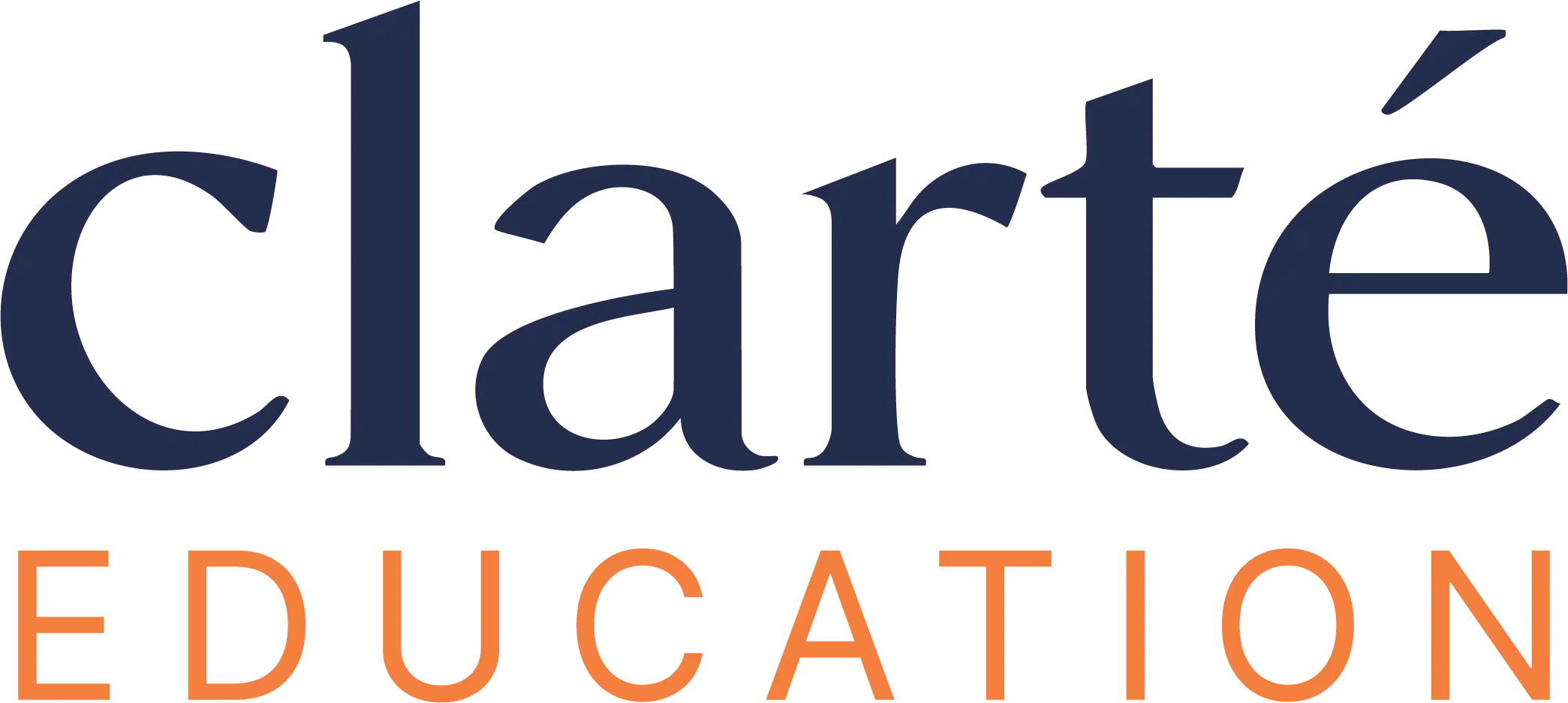 Clarte Education Logo Words Only
